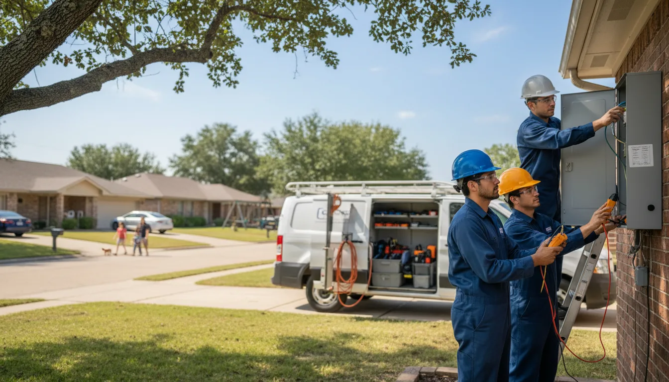 Certified electrician providing emergency electrical services in Maxwell, NE